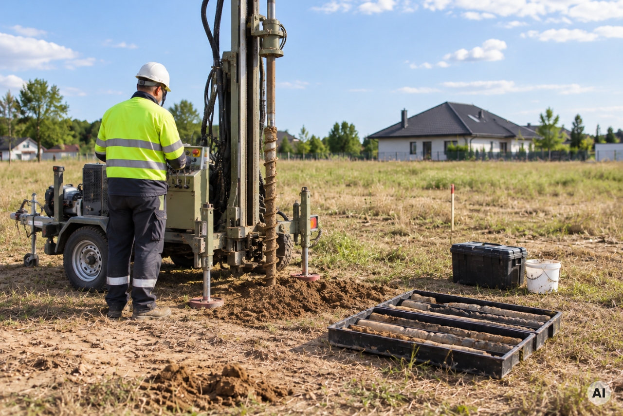 Badania geotechniczne gruntu przed zakupem nieruchomości – dlaczego warto je wykonać